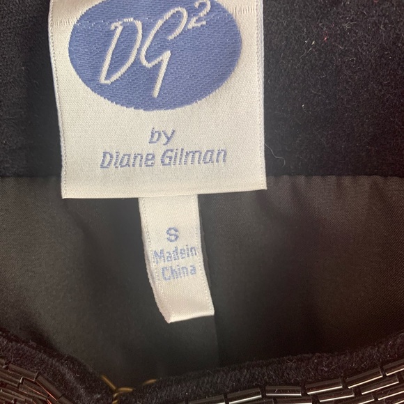 🌹DIANE GILMAN EMBELLISHED VELVET JACKET (SMALL)🌹 - Picture 6 of 16